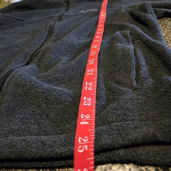 Columbia Sportwear Fleece Jacket Gray Full Zip Closure Women size S - Picture 13 of 14